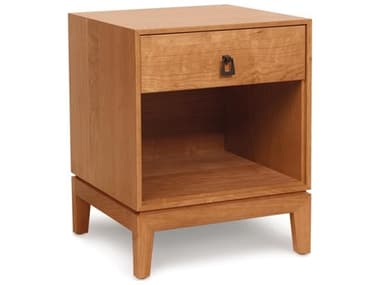 Copeland Mansfield 1-Drawer Natural Cherry Wood Nightstand CF2MANC11