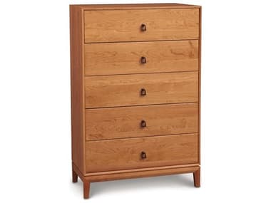 Copeland Mansfield 5-Drawers Natural Cherry Wood Dresser CF2MANC52