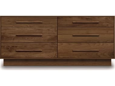 Copeland Moduluxe 6-Drawers Natural Cherry Wood Double Dresser CF2MODC60