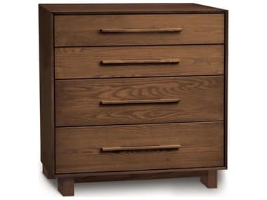 Copeland Sloane 4-Drawers Natural Walnut Wood Dresser CF2SLOC40