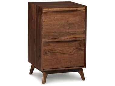 Copeland Furniture Catalina Natural Walnut Narrow File Cabinet CF4CAL2504