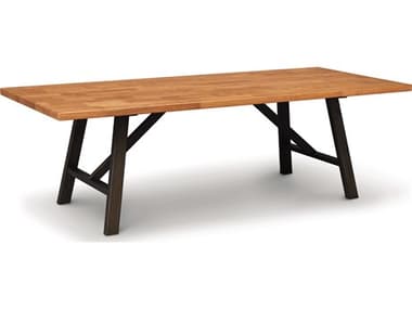 Copeland Modern Farmhouse Rectangular Wood Dining Table CF6FAR8236