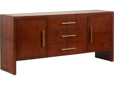 Chelsea House 72" Cognac Natural Brown Santino Sideboard CH370175