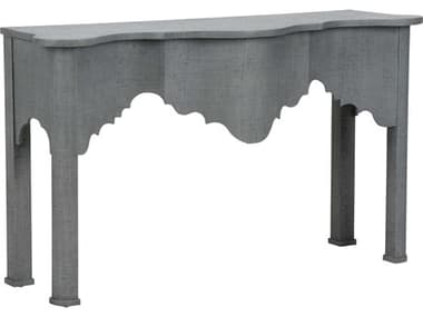 Chelsea House Jamie Merida Rattan Blue Kensington Console Table CH370184