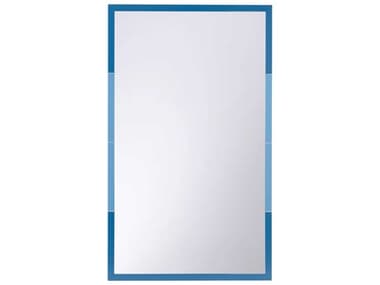 Chelsea House Shayla Copas Fade Shayla Copas Blue Ombre Silver Rectangular Wall Mirror CH370287