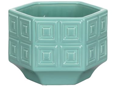 Chelsea House Dover Turquoise Cachepot CH370317