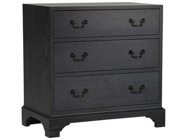 Chelsea House Jamie Merida Beaufort Black Oak Wood Accent Chest CH370393