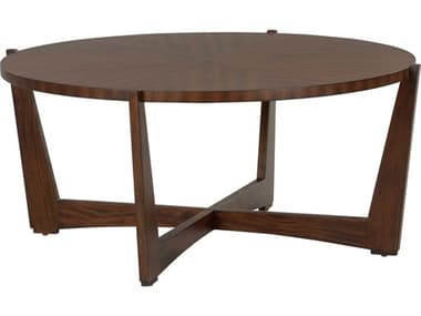 Chelsea House Jamie Merida Oval Wood Mahogany Ardoise Coffee Table CH370396