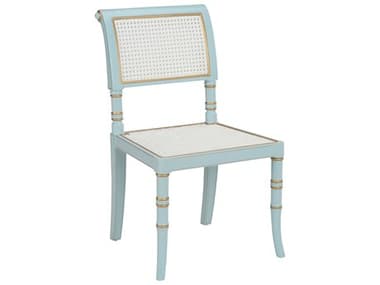 Chelsea House Bill Cain Sheraton Blue Armless Dining Chair CH370458