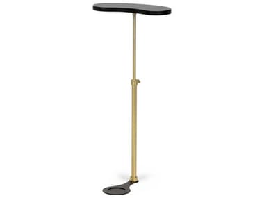 Chelsea House 11" Metal Black Gold Drink Table CH382435