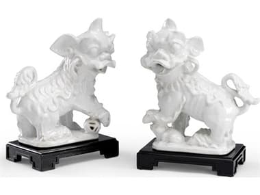 Chelsea House Bradshaw Orrell White Chinese Dogs CH383808