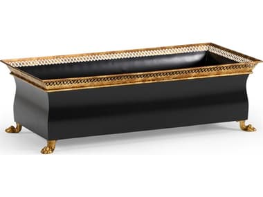 Chelsea House Bill Cain French Tole Planter - Black CH384012