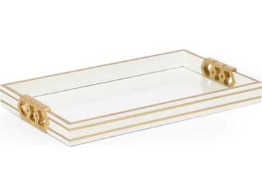Chelsea House Shayla Copas Serving Tray - White CH384807