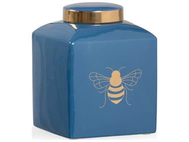 Chelsea House Shayla Copas Bee Gracious Ginger Jar - Blue CH384909