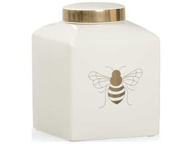 Chelsea House Shayla Copas Bee Gracious Ginger Jar - White CH384913