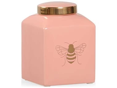 Chelsea House Shayla Copas Bee Kind Ginger Jar - Coral CH384915