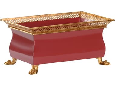 Chelsea House Bill Cain French Planter - Red (Sm) CH385374