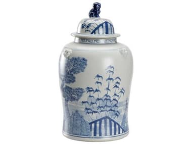 Chelsea House Blue White Song Bird Ginger Jar CH385834