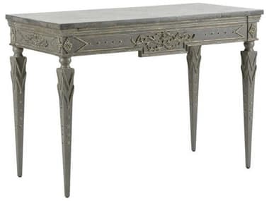 Chelsea House Palazzo 50" Rectangular Faux Marble Gray Washed Console Table CH385896