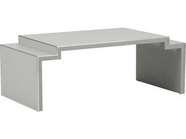 Chelsea House Chatsworth Rectangular Wood Silver Coffee Table CH385903