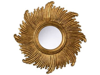 Chelsea House Daybreak Antique Gold Sunburst Wall Mirror CH385945