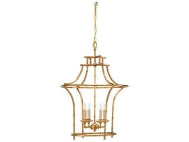 Chelsea House 19" Wide Gold Tiered Chandelier CH68030