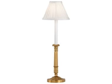 Chelsea House Bill Cain Old Paris Candlestick Gold White Table Lamp CH68060