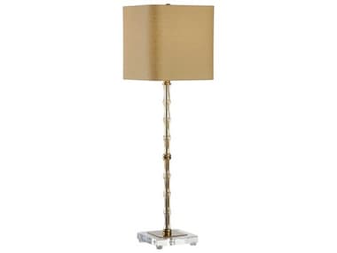 Chelsea House Bill Cain Phillips Bamboo Gold Nickel Table Lamp CH68516