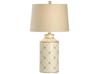 Chelsea House Queen Bee White Gold Table Lamp CH68675