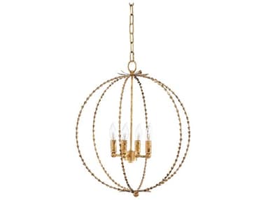 Chelsea House 21" Wide Gold Tiered Chandelier CH69124