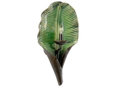 Chelsea House 23" Tall Green Wall Sconce CH69138