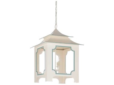 Chelsea House Claire Bell Tole Pagoda Lantern - (Lg) - Cream CH69348