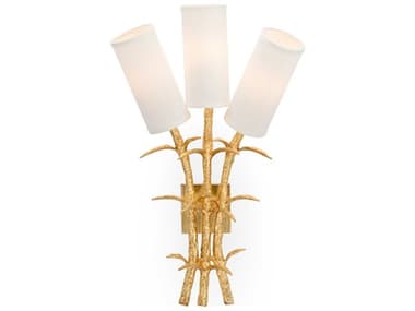 Chelsea House 23" Tall 3-Light Gold Wall Sconce CH69697