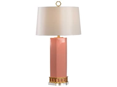 Chelsea House Shayla Copas Miriam Pink Gold Table Lamp - Coral CH69764