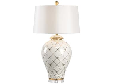 Ginger Jar White Gold Table Lamp - House Shayla Copas Miscellaneous CH69771