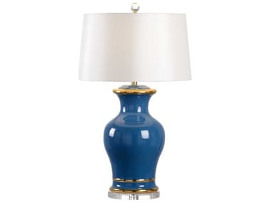 Chelsea House Shayla Copas Audrey Blue Gold Table Lamp - CH69775