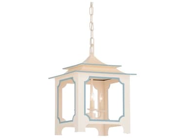 Chelsea House Claire Bell Tole Pagoda Lantern - (Sm) - Creamaneous CH69788