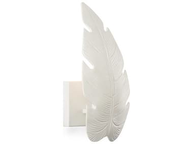 Chelsea House Pam Cain 12" Tall White Wall Sconce CH69827