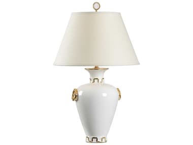 Chelsea House Bradshaw Orrell Ring Vase White Gold Table Lamp CH69891