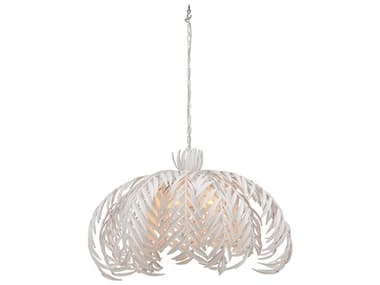 Chelsea House Claire Bell 46" Wide White Chandelier CH69909