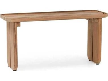 Classic Home Outdoor Hudson Natural Wood Rectangular Coffee Table CHO51005938