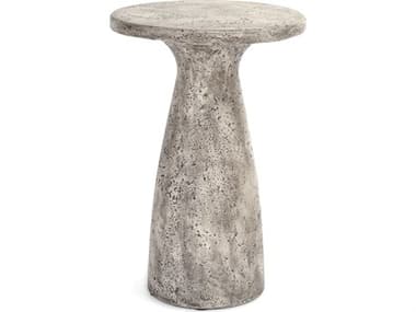 Classic Home Outdoor Collins Light Grey Concrete Round End Table CHO51031451