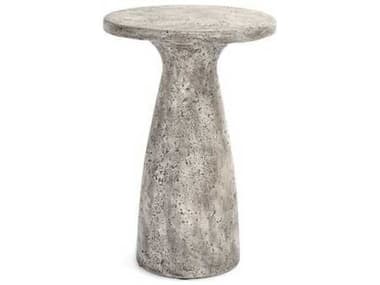 Classic Home Outdoor Collins Light Grey Concrete Round End Table CHO51031451