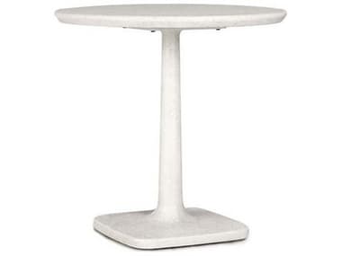 Classic Home Outdoor Paulina White Concrete Round Bistro Table CHO51031459