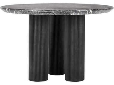 Classic Home Outdoor Adrian Black,grey Concrete Round Dining Table CHO51031550