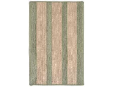 Colonial Mills Boat House Braided Striped Area Rug CIBT69RGREC