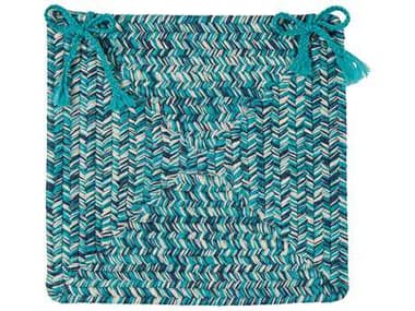 Colonial Mills Catalina Blue Lagoon 15''x15'' Square Chair Pad CICA99CPDSQU