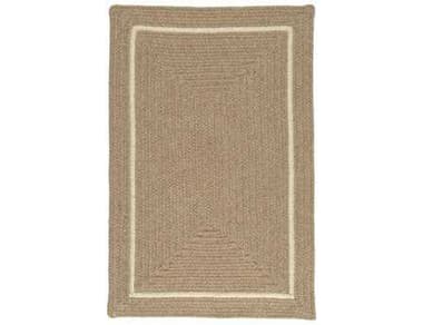 Colonial Mills Shear Natural Braided Bordered Area Rug CIEN33RGREC