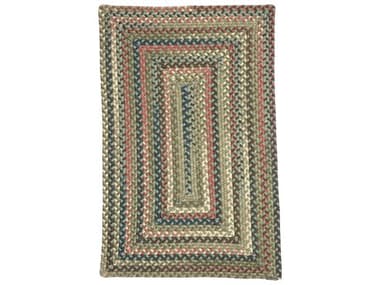 Colonial Mills Lucid Braided Striped Area Rug CILU69RGREC