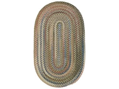 Colonial Mills New England Braid Brown Oval Area Rug CINE02RGOVA